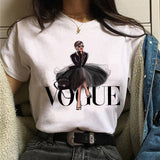 women fashion girls 90s tshirt harajuku ulzzang print Graphic summer