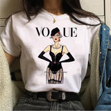 women fashion girls 90s tshirt harajuku ulzzang print Graphic summer