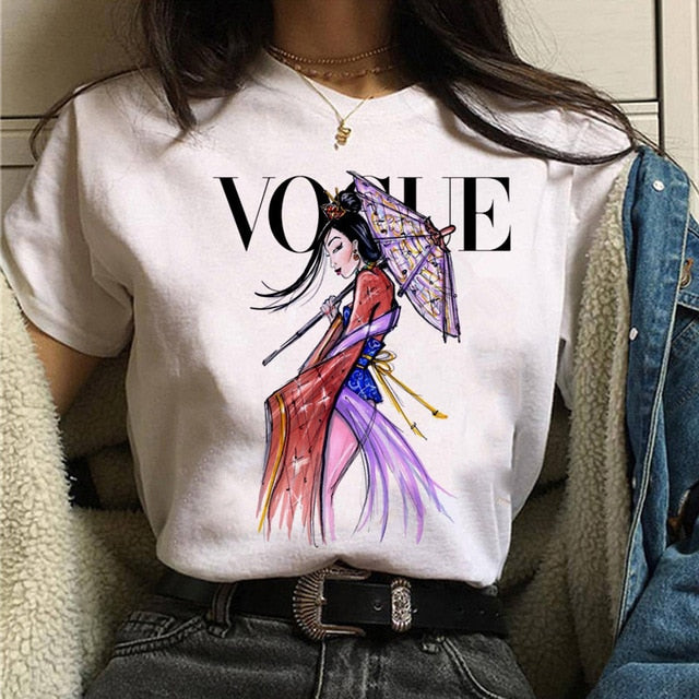 women fashion girls 90s tshirt harajuku ulzzang print Graphic summer