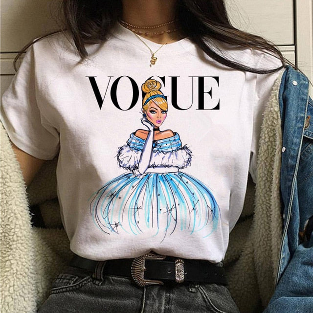 women fashion girls 90s tshirt harajuku ulzzang print Graphic summer
