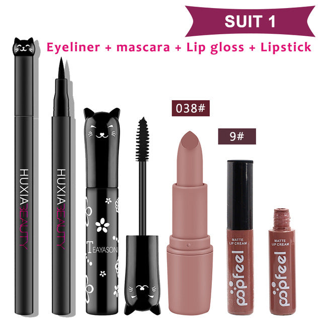 4 unids/set de maquillaje para gatos