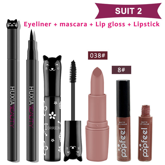 4 unids/set de maquillaje para gatos
