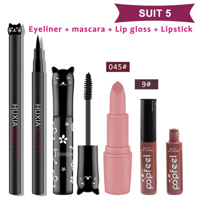 4 unids/set de maquillaje para gatos