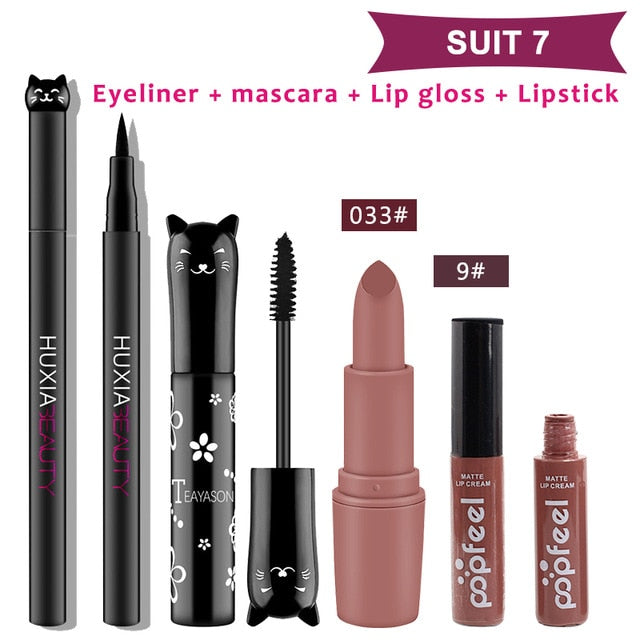 4 unids/set de maquillaje para gatos