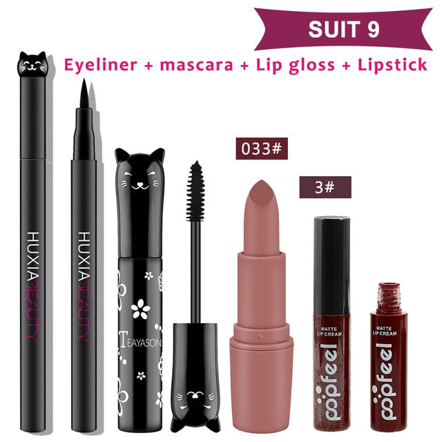 4 unids/set de maquillaje para gatos