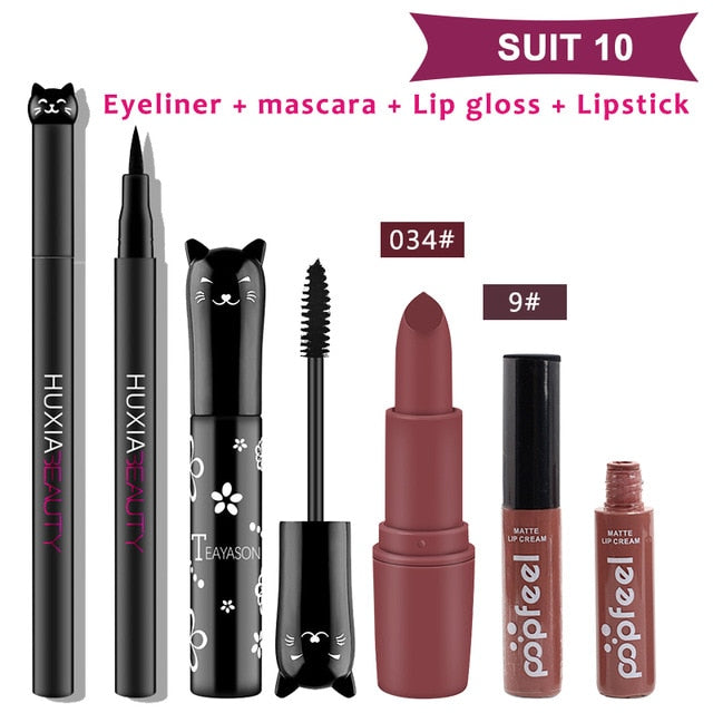 4 unids/set de maquillaje para gatos