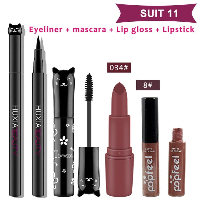 4 unids/set de maquillaje para gatos