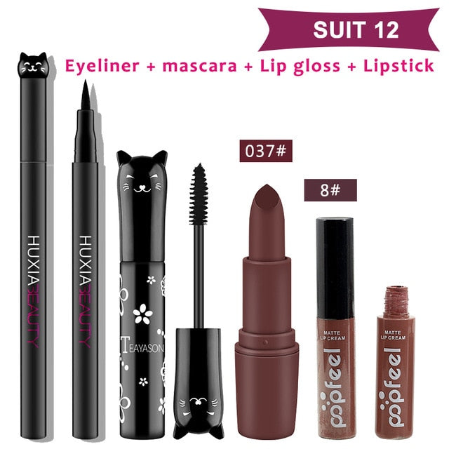 4 unids/set de maquillaje para gatos