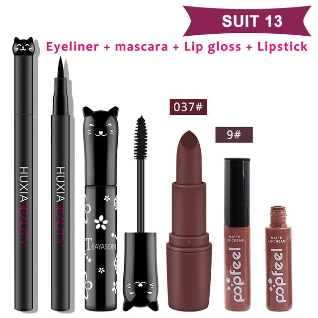 4 unids/set de maquillaje para gatos