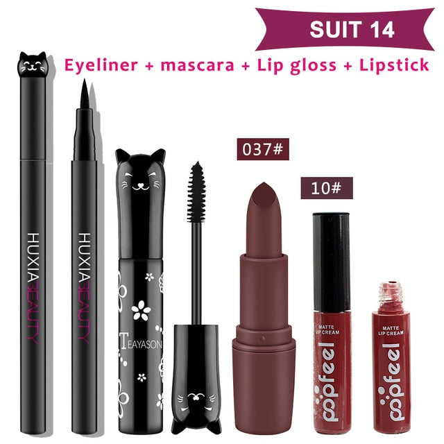 4 unids/set de maquillaje para gatos