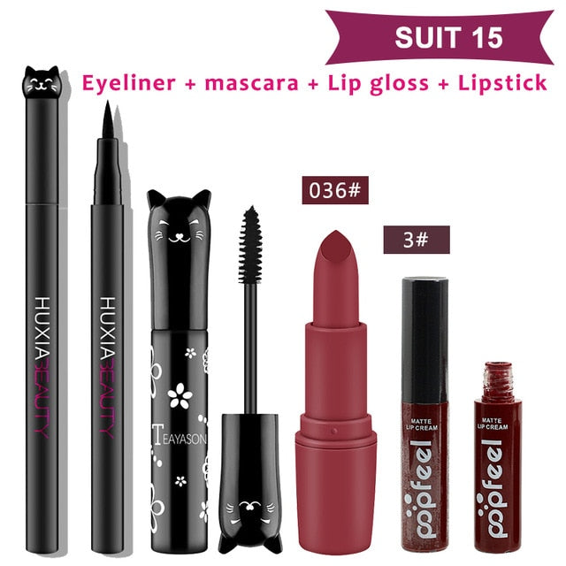4 unids/set de maquillaje para gatos