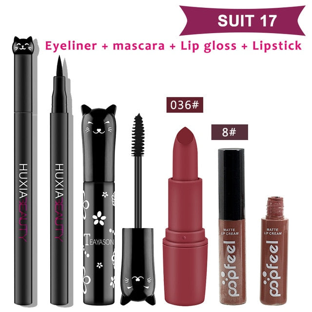 4 unids/set de maquillaje para gatos
