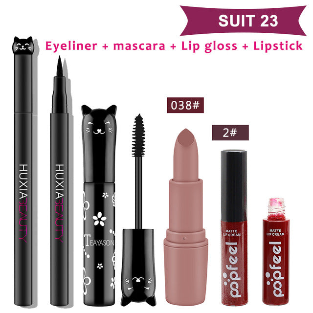 4 unids/set de maquillaje para gatos
