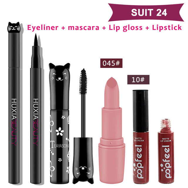 4 unids/set de maquillaje para gatos