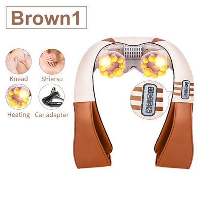 U Shape Electrical Shiatsu Back Neck Shoulder Body Massager