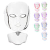 7 Colors Led Mask Spa facial masks Skin Rejuvenation Whitening Facial Beauty Daily Skin Care Mask  LED Light Neck Beauty Mask